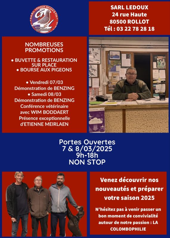 Journées Portes Ouvertes SARL LEDOUX